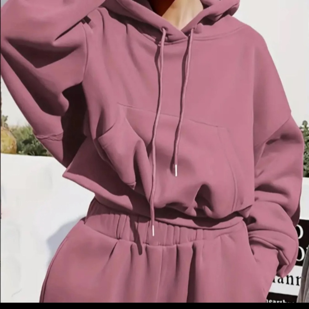 SOLD- 2 piece sweatsuit set